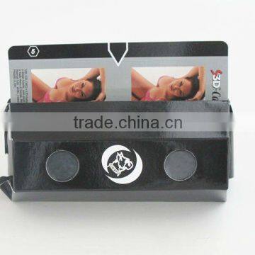 Paper stereo viewers, 3D Pictures viewers for gift, WE-P101