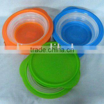 2016 hot product plastic folding bowl with low price