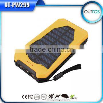 Cheapest high quality mini solar powerbank usb battery charger solar power bank 8000mah for Iphone 6                        
                                                                                Supplier's Choice