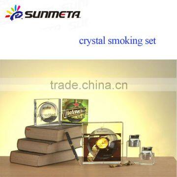 blank sublimation crystal smoking set,crystal ashtray                        
                                                Quality Choice