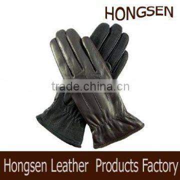 HS075 ladies short leather gloves