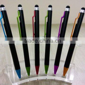 New Model Side Push Stylus Ball Pen