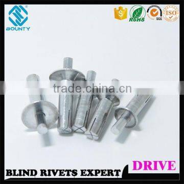 ALUMINUM DOME HEAD HAMMER PIN DRIVE RIVETS