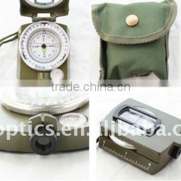 New Military Hiking Camping Metal Army Lens Map Compass