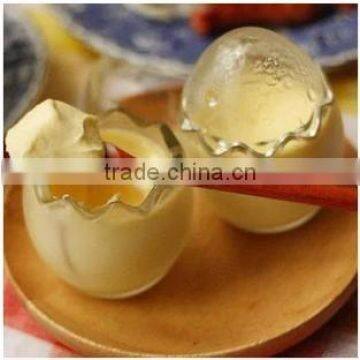 Egg Shaped Glass Pudding Bottle/jar photo-3