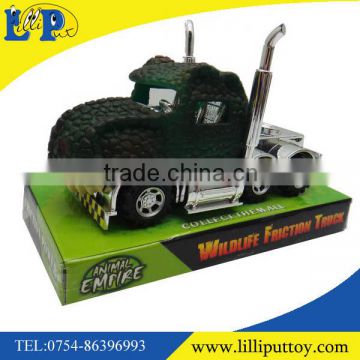 2016 Newest Dinosaur toy friction truck with dinosaur head