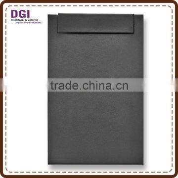 Low Price New Customized Menu Clip Leather Magnet Menu Clip