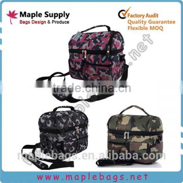 Camo diaper bag with PVC organizer