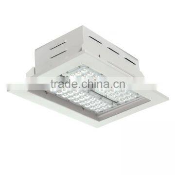 recessed high power led gas station light with epistar chips iluminacion leds daylight White