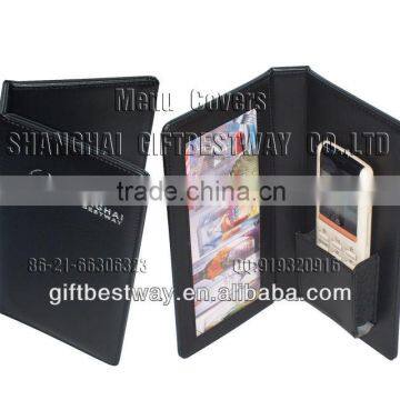 menu clip,hotel menu,mat,leather remote control holder