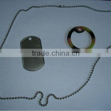 Military Dog Tag Set Supplie,1Set=1pc 3.8CM Woodland Silicon Rubber+1pc Dog Tag+1pc S/S Long Ball Chain