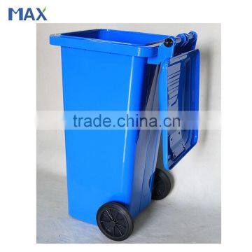 street eco dustbin painted metal trash bin
