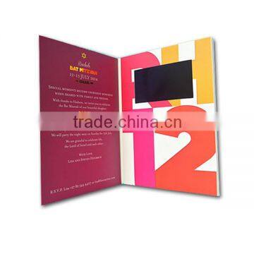 handmade video greeting card brochure