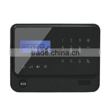 Nice intrusion safety device,black home alarm system with multi-languages,GSM alarm|wireless alarm system for residence security