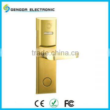 High Security Automatic 5 Latches Zinc Alloy Hotel Safe Door Lock System With 20 Cards