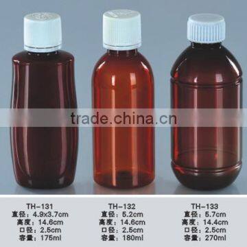 Seal for 175/180/270ml Amber Plastic Health Care Bottles for liquid,Syrupy,reagent