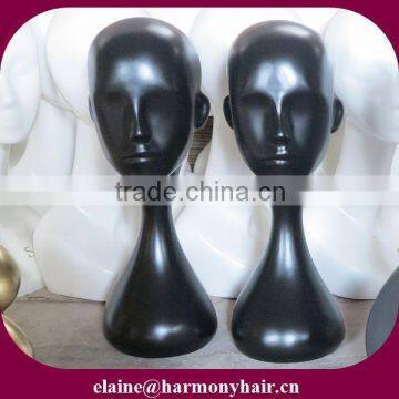 black mannequin head/black training mannequin head/black wig mannequin head display