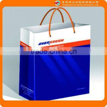 Customized happy birthday gift packaing paper bag with handles wholesale printing