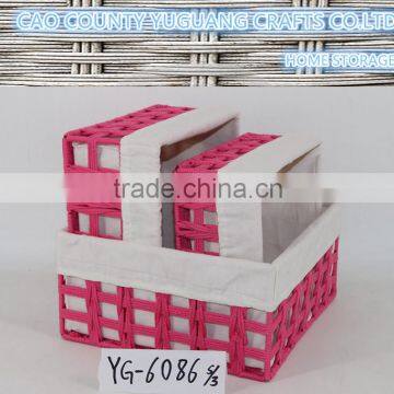 China factory directly sale handmade cotton fruits vegetable baskets