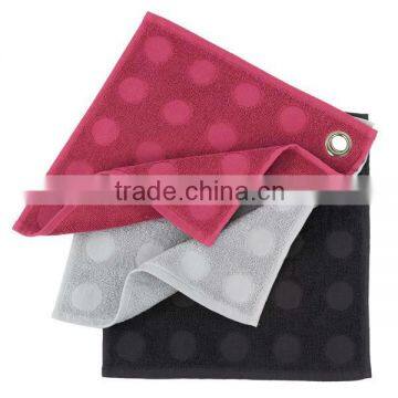 100% cotton jacquard wash towel with hook