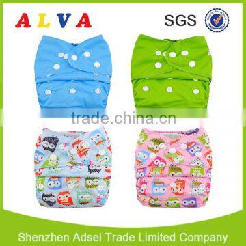 Wholesale Alva Baby Cloth Nappy Covers One Size Pocket Diaper