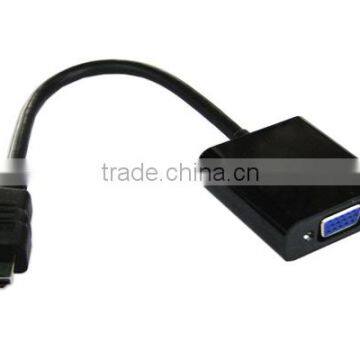 High Speed 24K Gold Plated Cable Vga a Hdmi Convertidor With Factory Price