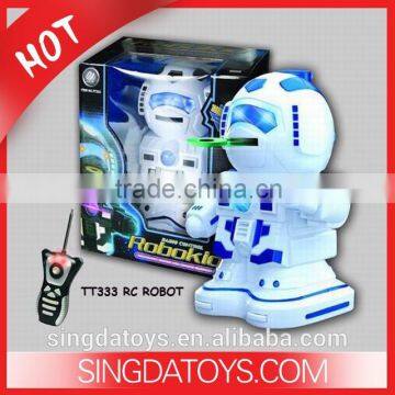 Hottest and newest TT333 Super Infrared Toy RC Robot Plastic Robot Toys With Light &Music