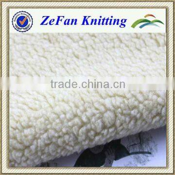 2014 Super soft polyester sherpa fleece fabric