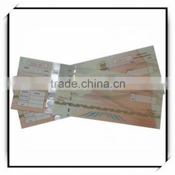 magnetic ticket printing with low cost