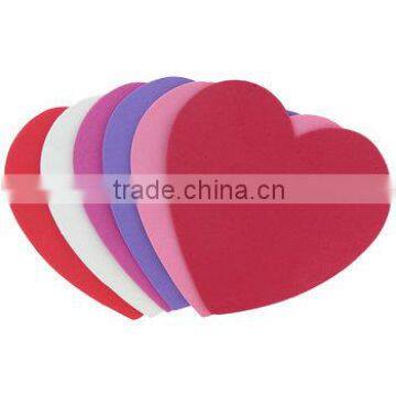 heart shape eva foam die cut goma eva