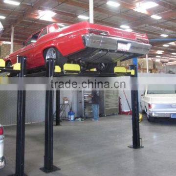 Removable 4 post auto vehicle parking lift