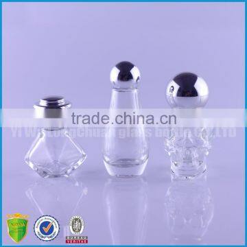 Wholesale Clear 8ml 12ml Empty Cosmetic Glass Liquid Bottle With Metal Cap photo-5