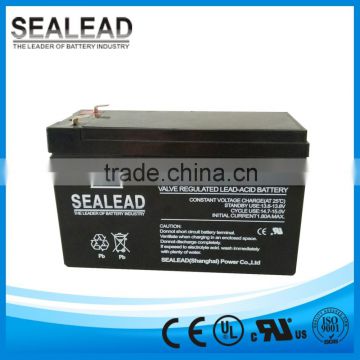 Long life 12v 7Ah sealed lead acid battery with CE UL certificate