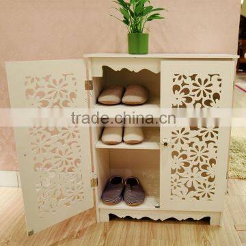 Home furniture decorative wooden carved shoe cabinet                        
                                                Quality Choice