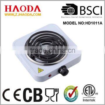 1500W Electric Solid and Spiral Stove