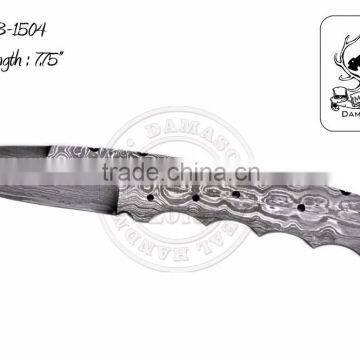 Damascus Steel Knife Blade Blank DD-BB-1504