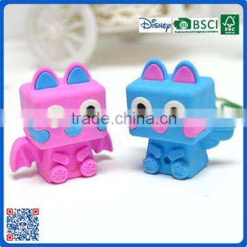 Children's toy animal shape erasers for international fair