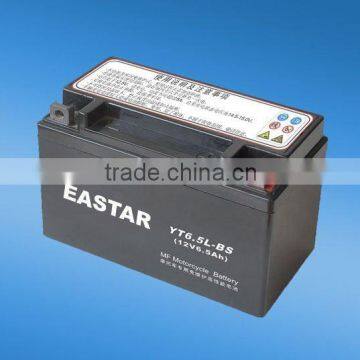 12V6.5Ah,Motorcycle battery,SLA battery,lead acid battery,MF battery,Dry battery