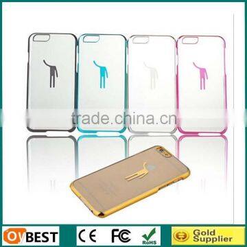 2014 New pc Electroplating Case for Iphone 6 , Laser Etching Case for Iphone 6 photo-3