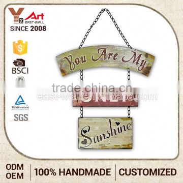 New Arrival Custom Printing Logo Old Fashioned Wall Mounted Emergency Exit Sign