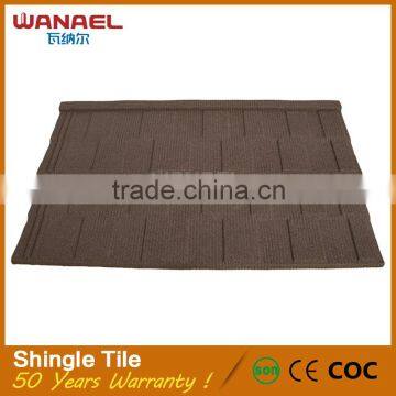 Canton Fair Shingle tile 0.4mm thickness roof sheet glalvanized steel