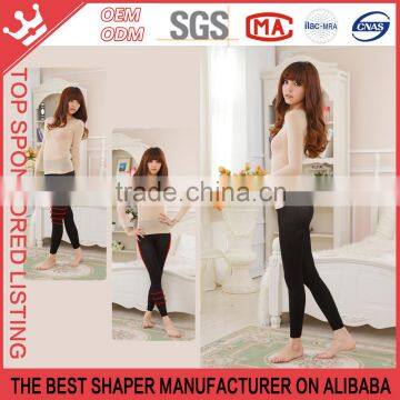 Women's Germanium Titanium Footless 3-stageHip&Leg Tight Slimming Leggins/Tights K02 photo-3