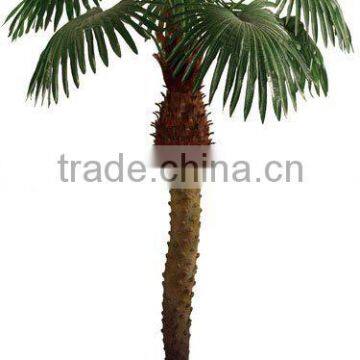 Mid-fan artificial palm tree