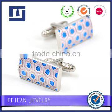 High Quality Blue Opal Jewelry Cufflinks for men