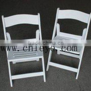 slat resin folding chair