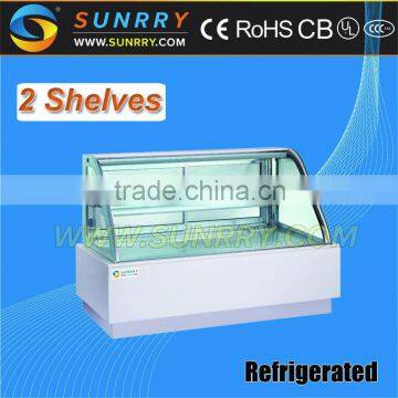 Rotating Cake Display/Refrigerated Cake Display Cases/Cake Display Chiller (SY-CS285C SUNRRY)