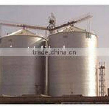 Grain storage steel silo