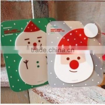 Wholesale Pretty Christmas Gift PVC Mouse Pad, Promotional Christmas Gift