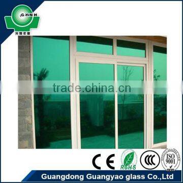 guangyao wtih CCC ISO9001 CE building construction material 5mm green glass reflective