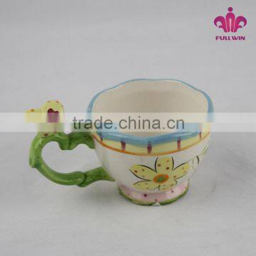 Ceramic coffee mug for biscuit